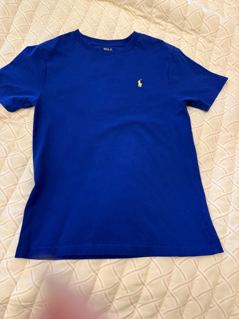 Polo by Ralph Lauren Royal Blue Short Sleeve Tee with Yellow Pony